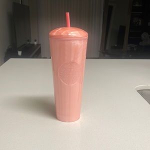 Pink marble Starbucks cup